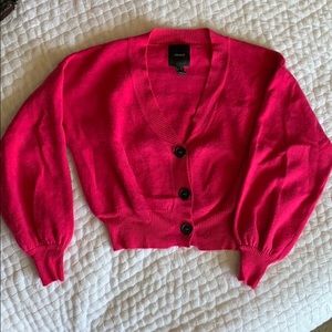 🍀Hot Pink cardigan 💕